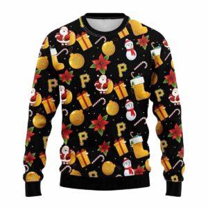 Pirates Santa Claus Snowman Ugly Christmas Sweater