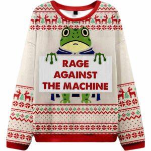 Rage Against The Machine Ugly Christmas Sweater
