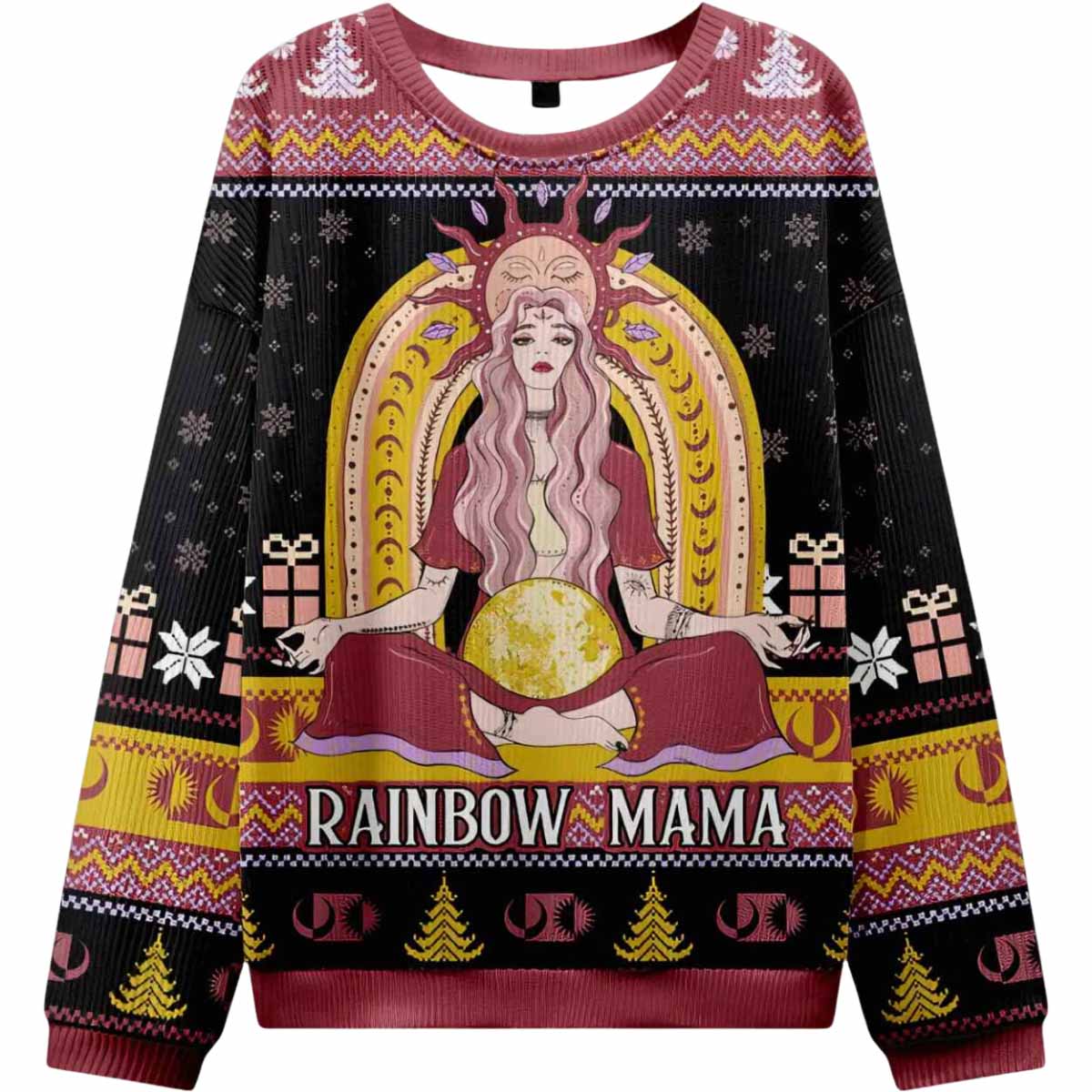 Rainbow Mama Ugly Christmas Sweater Rainbow Mama Ugly Christmas Sweater