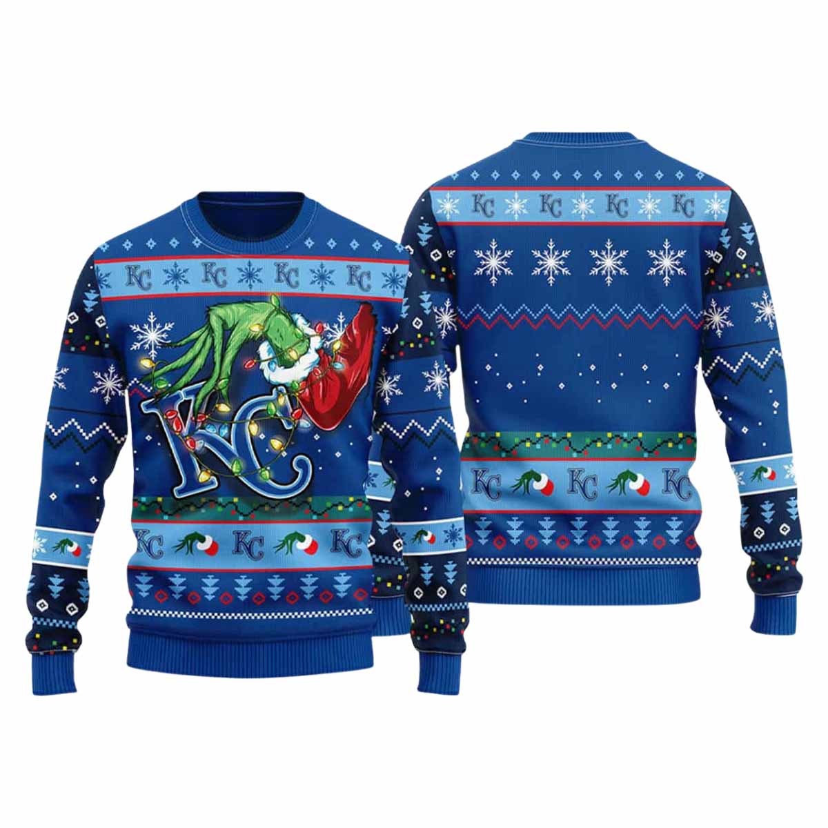 Royals Grnch Hand Ugly Christmas Sweater Royals Grnch Hand Ugly Christmas Sweater