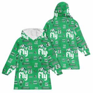 S.B 26 Philadelphia Football Unisex Blanket Hoodie