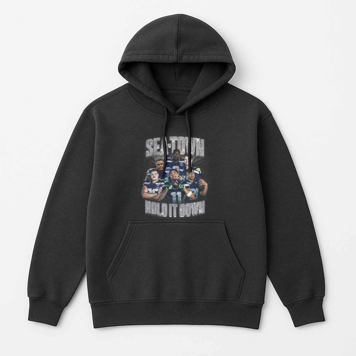 Seahawks Sea Town Hold It Down Shirt Seahawks Sea Town Hold It Down Shirt