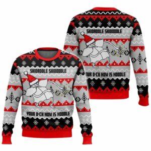 Skidaddle Skidoodle Your Dck Now Is A Noodle Meme Ugly Christmas Sweater