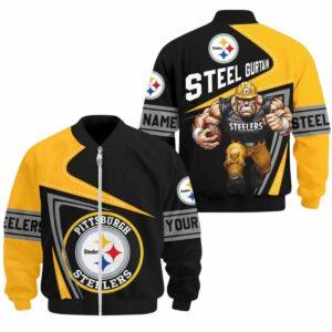 Steelers Steel Curtain 2025 Bomber Jacket Steelers Steel Curtain 2025 Bomber Jacket