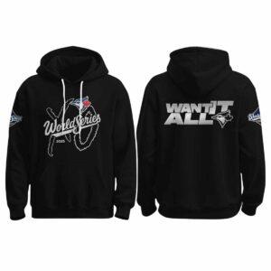 The Weeknd Blue Jays World Series XO Want It All 2025 Hoodie