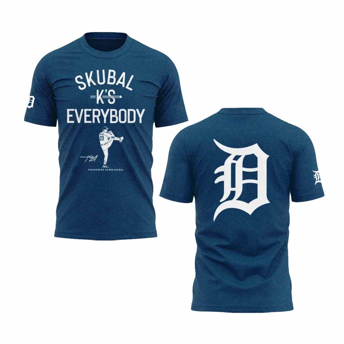 Tigers Skubal K's Everybody Shirt Tigers Skubal K's Everybody Shirt