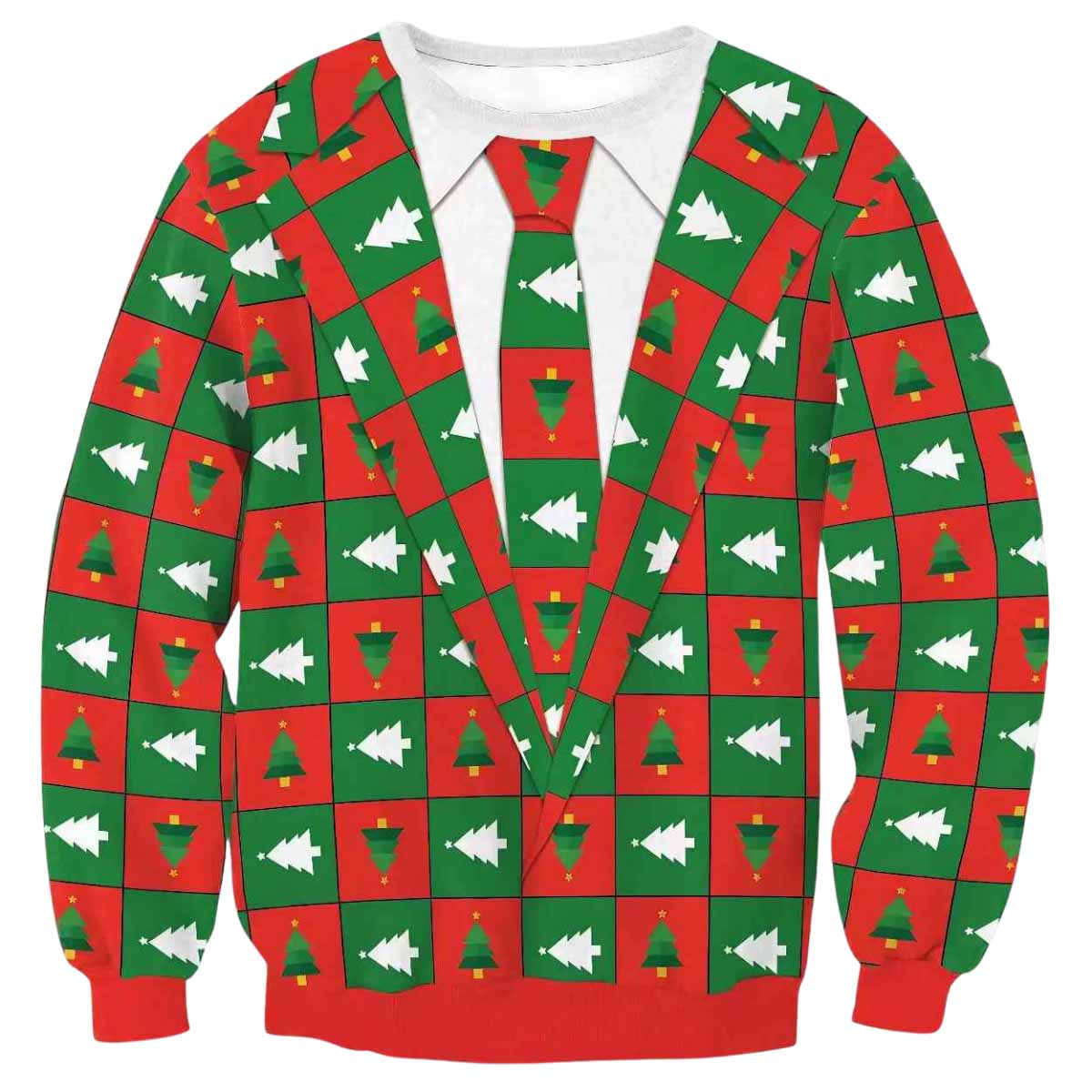 Tree Suit Ugly Christmas Sweater Tree Suit Ugly Christmas Sweater