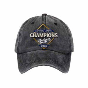 Unisex Dodgers National League Champions 2025 Print Baseball Cap 3 Unisex Dodgers National League Champions 2025 Print Baseball Cap
