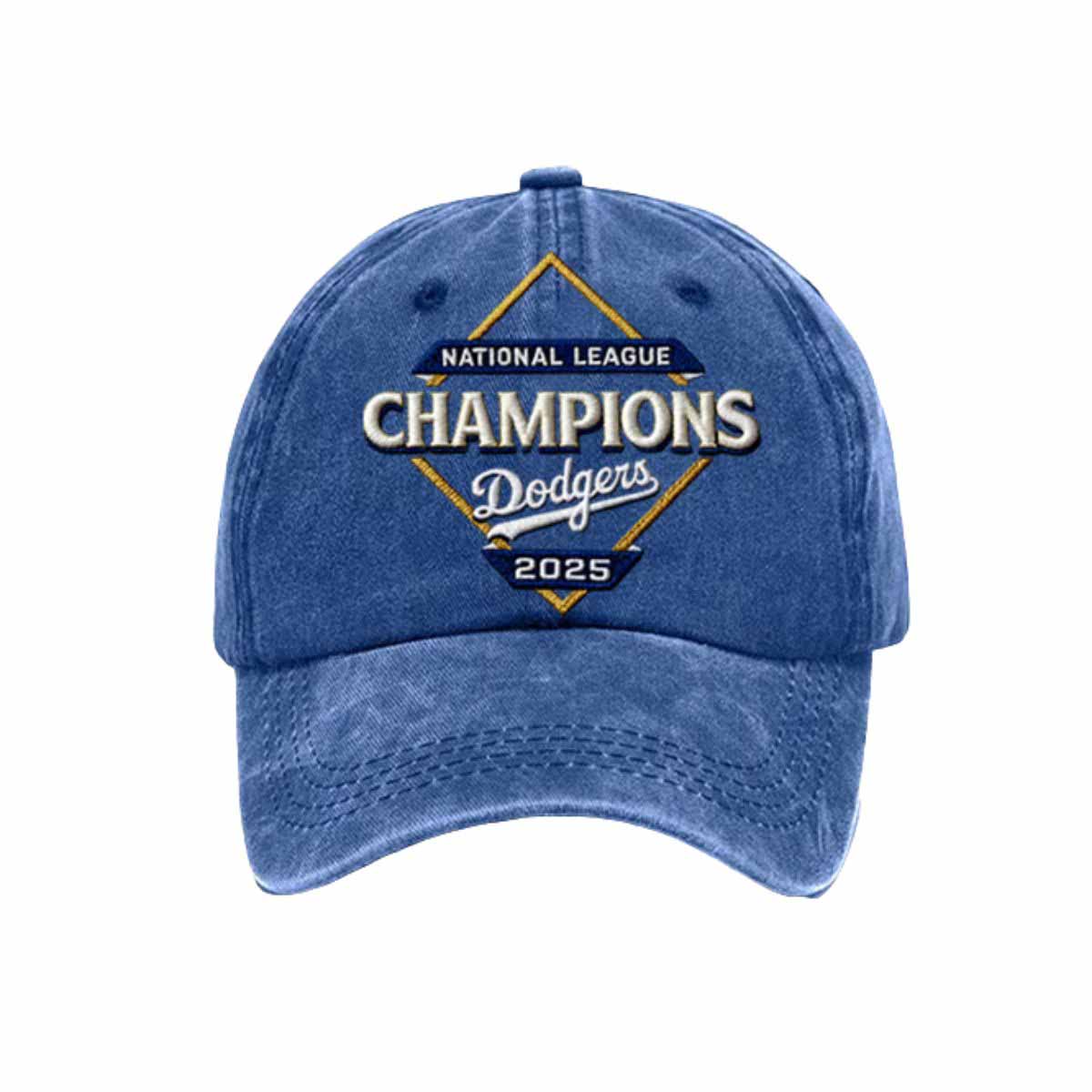 Unisex Dodgers National League Champions 2025 Print Baseball Cap Unisex Dodgers National League Champions 2025 Print Baseball Cap