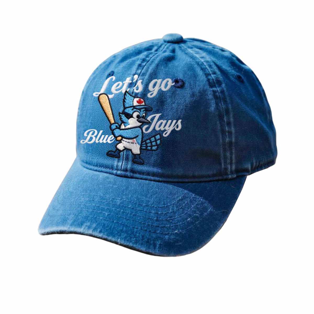 Unisex Let's Go Blue Jays Baseball Retro Art Print Hat Unisex Let's Go Blue Jays Baseball Retro Art Print Hat