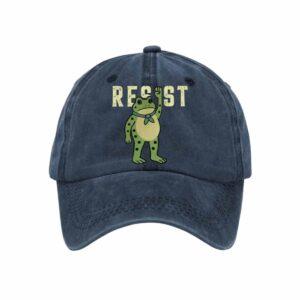 Unisex Resist Frog Print Hat