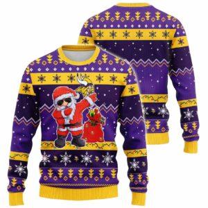 Vikings Dabbing Santa Claus Christmas Ugly Sweater Vikings Dabbing Santa Claus Christmas Ugly Sweater
