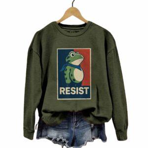 Women's Portland Frog Printed Sweatshirt