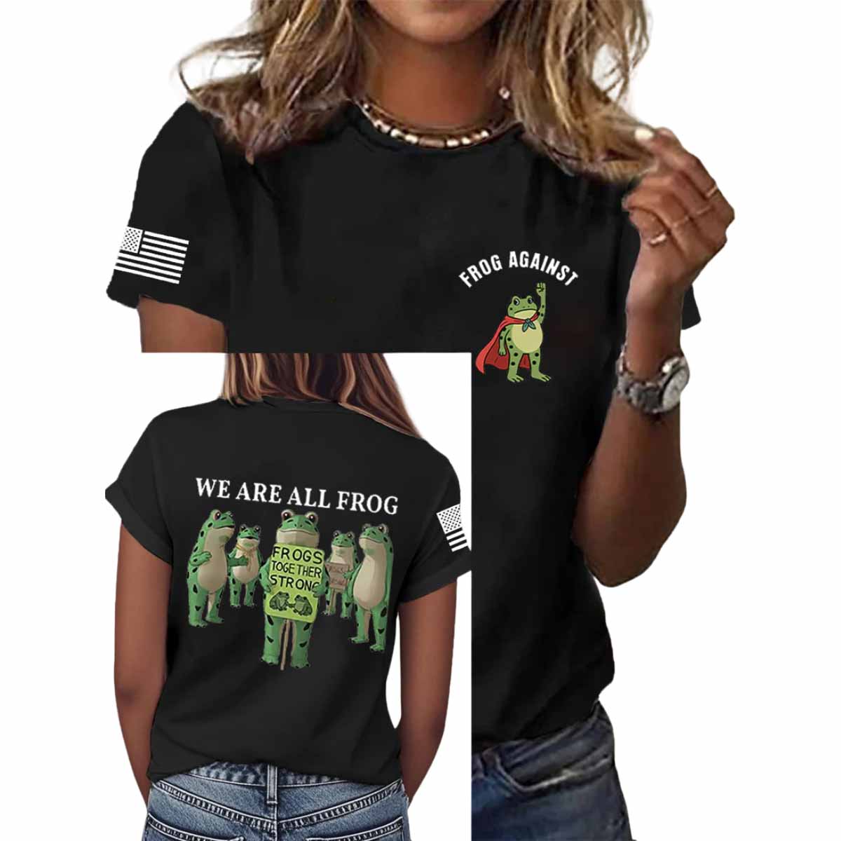 Women’s Portland We Are All Frog Resist Short Sleeve T-Shirt Women’s Portland We Are All Frog Resist Short Sleeve T-Shirt