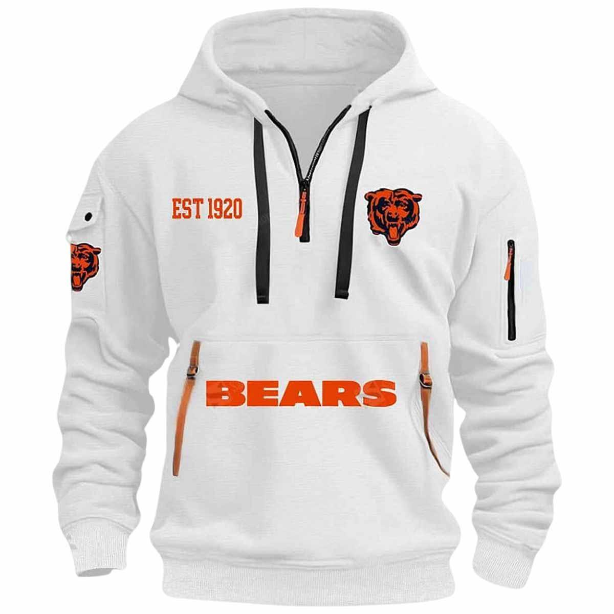 2025 Bears Est 1920 Quarter Zip Hoodie 2025 Bears Est 1920 Quarter Zip Hoodie