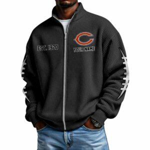 2025 Bears Est 1920 Waffle Zip Sweatshirt 2025 Bears Est 1920 Waffle Zip Sweatshirt