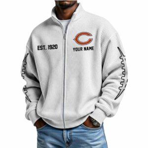 2025 Bears Est 1920 Waffle Zip Sweatshirt 2 2025 Bears Est 1920 Waffle Zip Sweatshirt