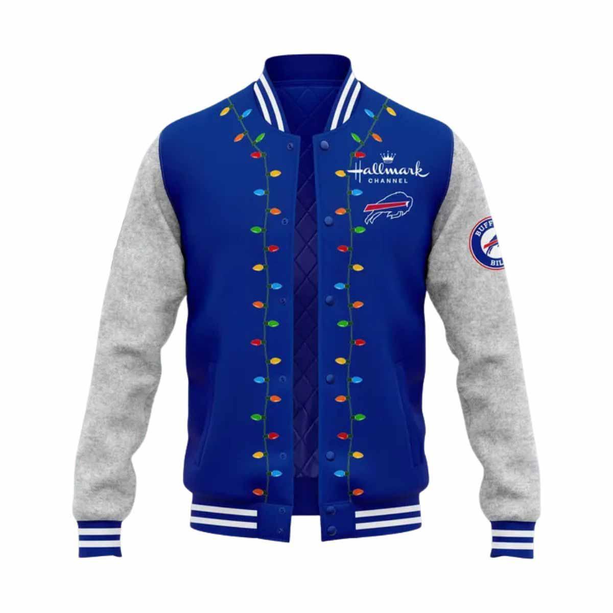 2025 Bills x Holiday Touchdown Bomber Jacket 2025 Bills x Holiday Touchdown Bomber Jacket