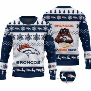 2025 Broncos Rocky Mountain Thunder Christmas Ugly Sweater 2 2025 Broncos Rocky Mountain Thunder Christmas Ugly Sweater