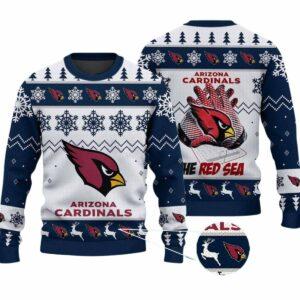 2025 Cardinals The Red Sea Ugly Christmas Sweater 2 2025 Cardinals The Red Sea Ugly Christmas Sweater
