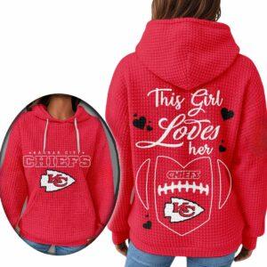 2025 Chiefs This Girl Loves Her Waffle Hoodie