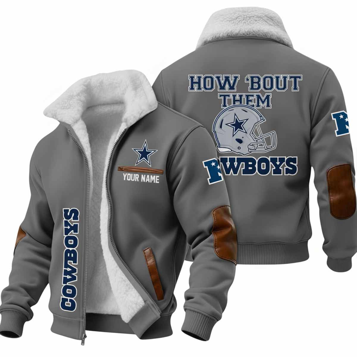 2025 Cowboys How Bout Them Winter Fleece Jacket 2025 Cowboys How Bout Them Winter Fleece Jacket