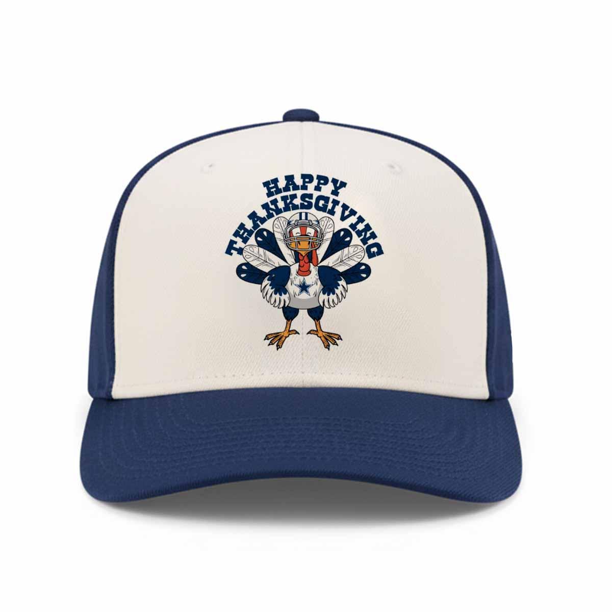 2025 Cowboys Turkey Happy Thanksgiving Hat 2025 Cowboys Turkey Happy Thanksgiving Hat