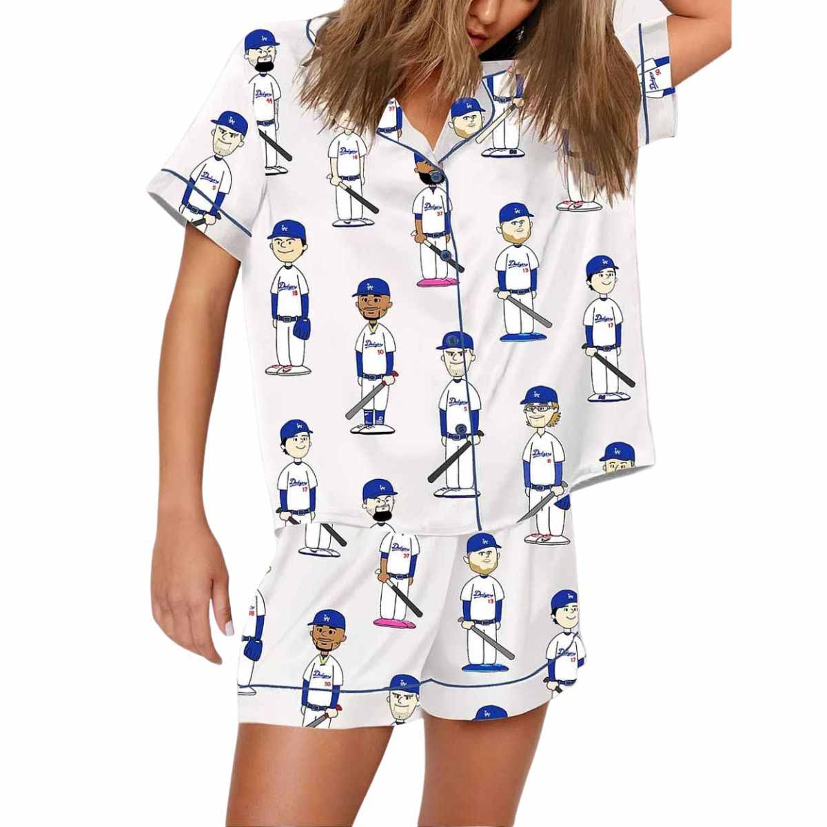 2025 Dodgers Baseball World Series Pajama Set 2025 Dodgers Baseball World Series Pajama Set
