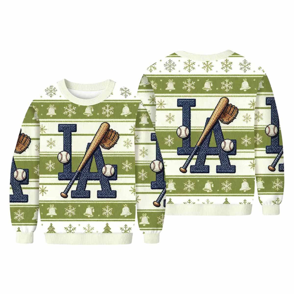 2025 Dodgers LA Baseball Ugly Christmas Sweater 2025 Dodgers LA Baseball Ugly Christmas Sweater
