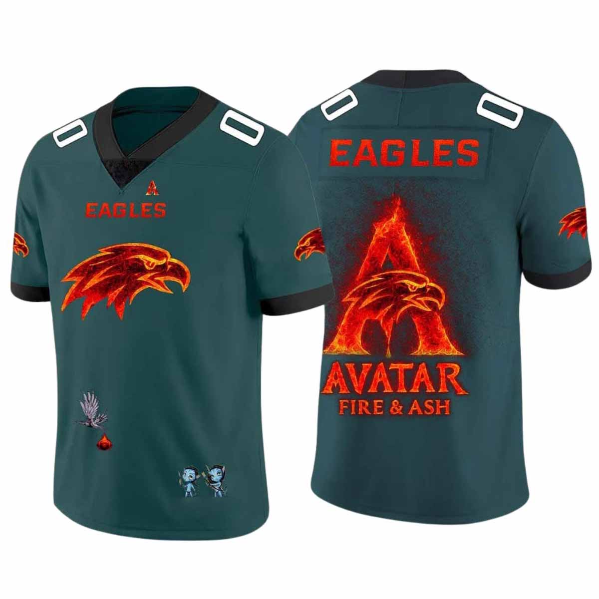 2025 Eagles Avatar Fire And Ash Jersey 2025 Eagles Avatar Fire And Ash Jersey