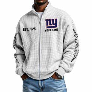2025 Giants Est 1925 Waffle Zip Up Sweatshirt 2 2025 Giants Est 1925 Waffle Zip Up Sweatshirt