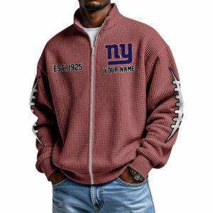 2025 Giants Est 1925 Waffle Zip Up Sweatshirt 1 2025 Giants Est 1925 Waffle Zip Up Sweatshirt