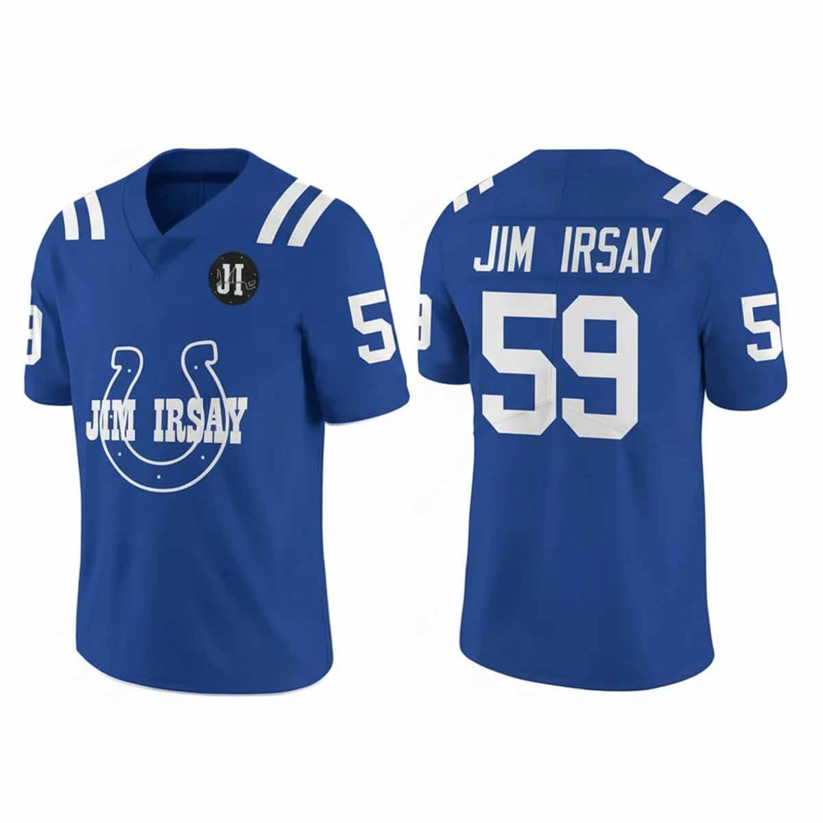 2025 Jim Irsay On Colts Football Jersey 2025 Jim Irsay On Colts Football Jersey