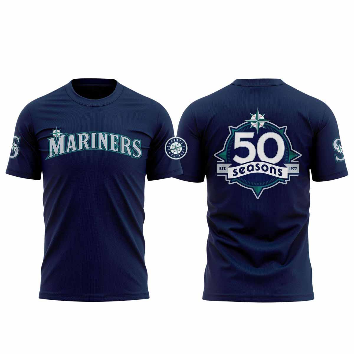 2025 Mariners 50 Seasons Hoodie 2025 Mariners 50 Seasons Hoodie
