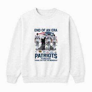 2025 Patriots End Of An Era Forever Thank You For The Memories Shirt 2 2025 Patriots End Of An Era Forever Thank You For The Memories Shirt
