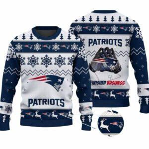 2025 Patriots Finished Business Christmas Ugly Sweater 2 2025 Patriots Finished Business Christmas Ugly Sweater 67