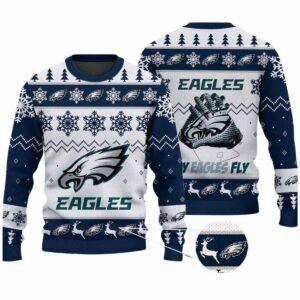 2025 Philadelphia Fly Eagles Fly Christmas Ugly Sweater 1 2025 Philadelphia Fly Eagles Fly Christmas Ugly Sweater