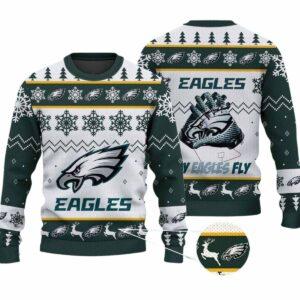 2025 Philadelphia Fly Eagles Fly Christmas Ugly Sweater 2 2025 Philadelphia Fly Eagles Fly Christmas Ugly Sweater