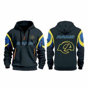 2025 Rams Rivalries Midnight Mod Quarter Zip Hoodie 2025 Rams Rivalries Midnight Mod Quarter Zip Hoodie