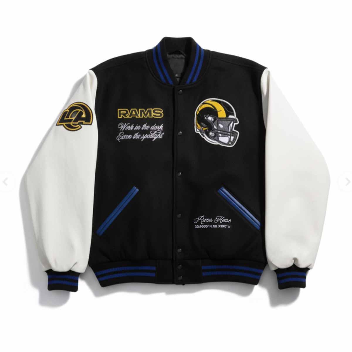 2025 Rams Rivalries Varsity Jacket 2025 Rams Rivalries Varsity Jacket