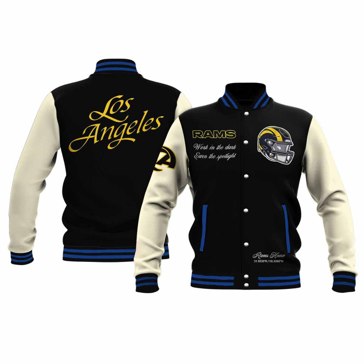2025 Rams Rivalries Work In The Dark Earn The Spotlight Jacket 2025 Rams Rivalries Work In The Dark Earn The Spotlight Jacket