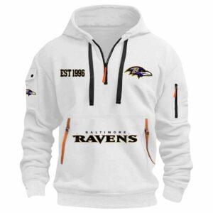 2025 Ravens Est 1996 Quarter Zip Hoodie 2025 Ravens Est 1996 Quarter Zip Hoodie