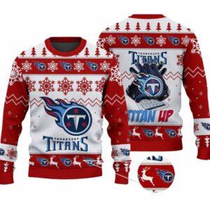 2025 Titans Up Christmas Ugly Sweater 1
