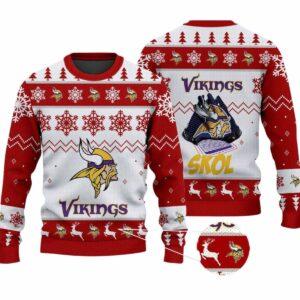 2025 Vikings Skol Christmas Ugly Sweater 2 2025 Vikings Skol Christmas Ugly Sweater 2