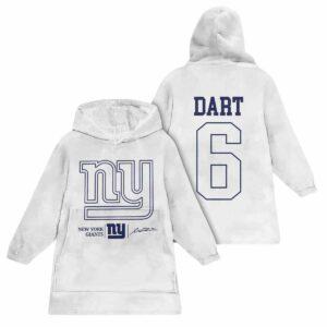 6 Dart Giants Football Unisex Blanket Hoodie 6 Dart Giants Football Unisex Blanket Hoodie