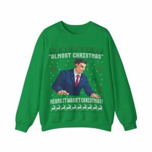 Ace Attorney Almost Christmas Means It Wasn't Ugly Sweater 1 Ace Attorney Almost Christmas Means It Wasn't Ugly Sweater