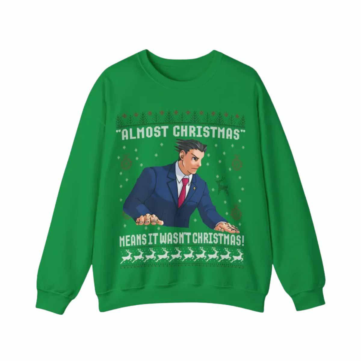 Ace Attorney Almost Christmas Means It Wasn’t Ugly Sweater Ace Attorney Almost Christmas Means It Wasn’t Ugly Sweater