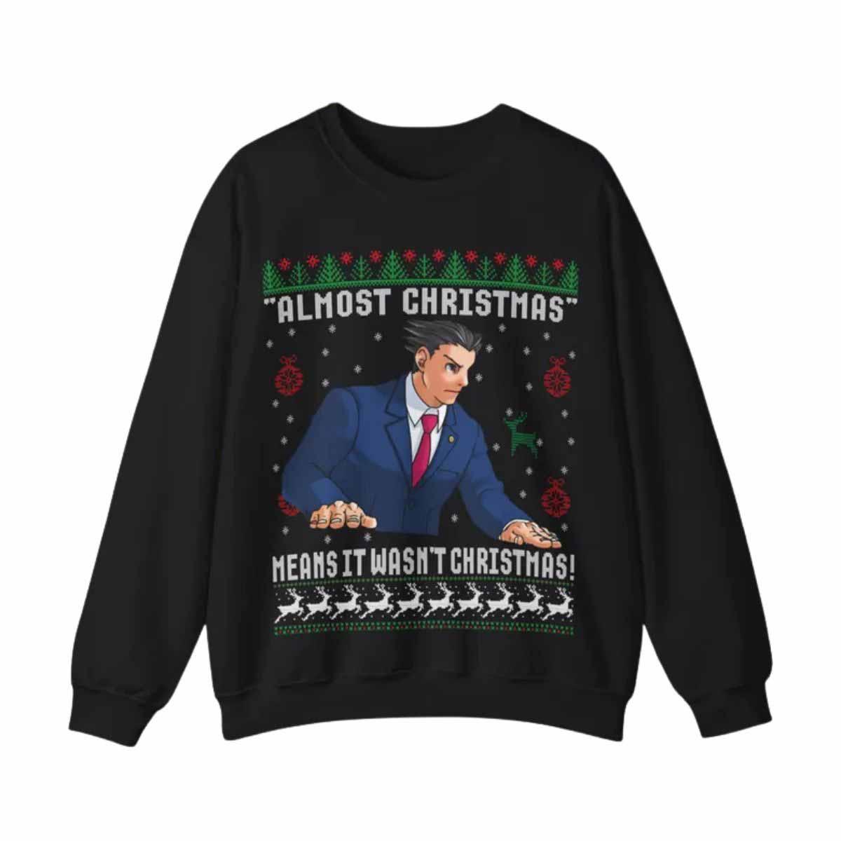 Ace Attorney Almost Christmas Means It Wasn’t Ugly Sweater Ace Attorney Almost Christmas Means It Wasn’t Ugly Sweater