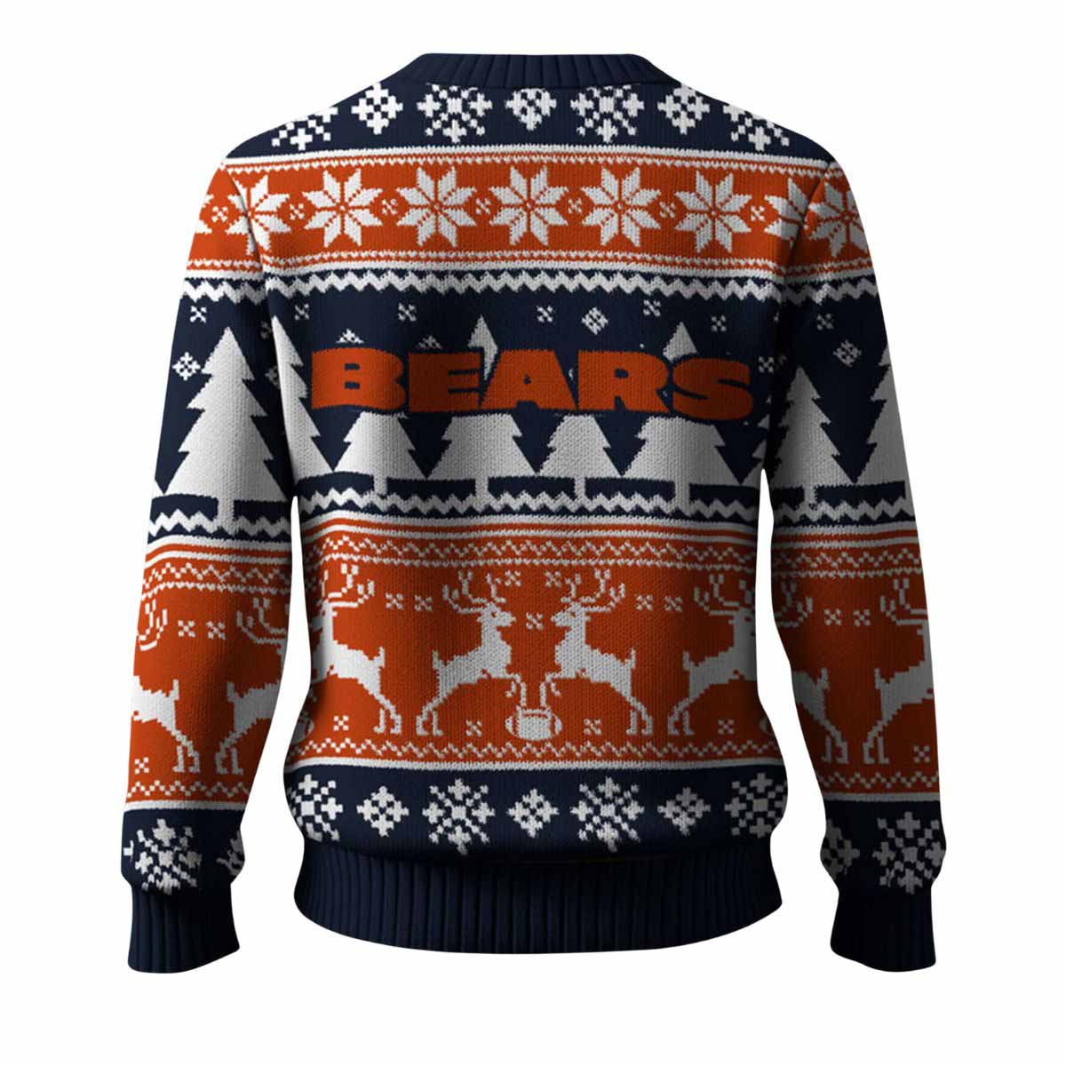 Bears Reindeer Football 2025 Ugly Christmas Sweater Bears Reindeer Football 2025 Ugly Christmas Sweater
