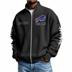 Bills Est 1959 Waffle Zip Up Sweatshirt